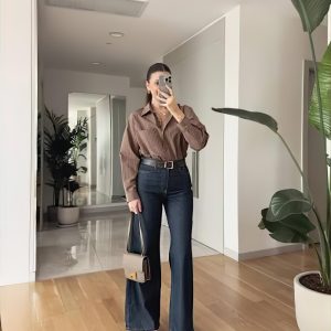 شلوار جین زنانه راسته مشکی